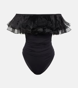 Giambattista Valli Giambattista Valli Ruffle-trimmed swimsuit