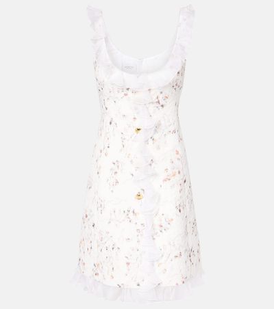 Giambattista Valli Giambattista Valli Ruffled jacquard minidress