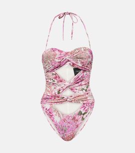 Giambattista Valli Giambattista Valli Saint-RÃ©my cutout floral swimsuit