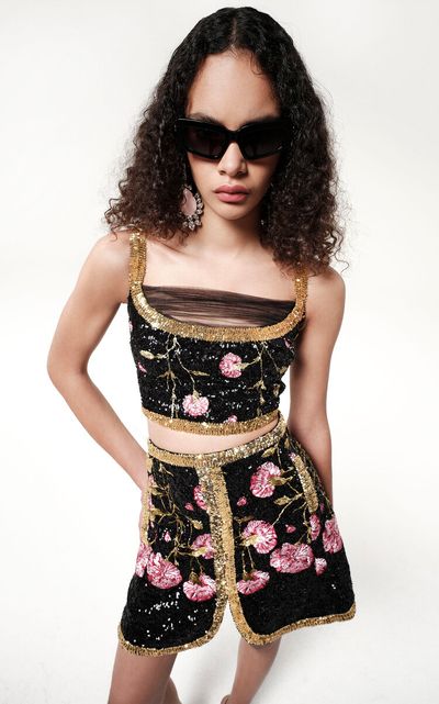 Giambattista Valli Giambattista Valli Sequin Mini Skirt Multi IT 44