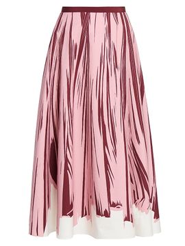 Giambattista Valli Women's Brush Stroke Knit Maxi Skirt