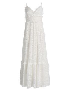 Giambattista Valli - - Floral Macrame Maxi Dress - Off-White - IT 38 - Moda  Operandi