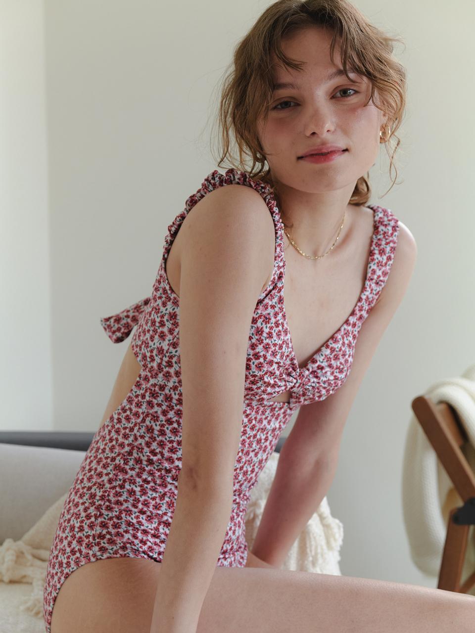 GIANNA Daisy Swim - Red