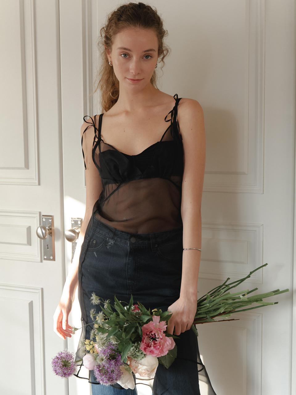 GIANNA Organza Slip [Black]