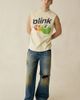 Giant Vintage Giant Vintage Blink 182 Graphic Heavyweight Muscle Tee in Cream, Men's at Urban Outfitters - 4