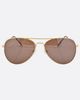 Giant Vintage Sunglasses Giant Vintage Flights Classic Aviator Sunglasses - 1