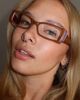 Giant Vintage Sunglasses Giant Vintage Stripes Y2K Bayonetta Glasses - 1