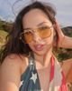 Giant Vintage Sunglasses Giant Vintage Sunglasses Giant Vintage Fillmore Tinted Aviator Glasses in Gold, Women's at Urban Outfitters - 1