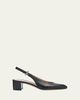 Gianvito Rossi 45mm Leather Slingback Pumps - 1