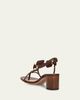 Gianvito Rossi 45mm Wooden Leather Sandals - 3
