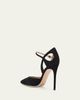 Gianvito Rossi 95mm Suede Pointed-Toe Pumps - 2