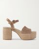 GIANVITO ROSSI Carol 85 suede platform sandals - 1