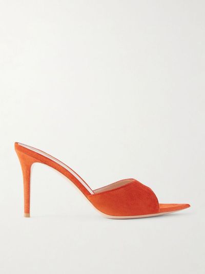GIANVITO ROSSI Elle 85 suede sandals