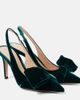 Gianvito Rossi Gianvito Rossi 85 bow-detail velvet slingback pumps - 1