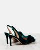 Gianvito Rossi Gianvito Rossi 85 bow-detail velvet slingback pumps - 2