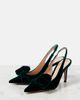 Gianvito Rossi Gianvito Rossi 85 bow-detail velvet slingback pumps - 4
