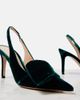 Gianvito Rossi Gianvito Rossi 85 bow-detail velvet slingback pumps - 5