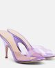 Gianvito Rossi Gianvito Rossi 95 leather-trimmed PVC mules - 1