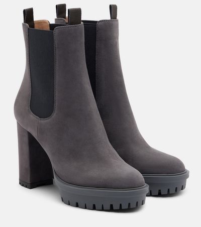 Gianvito Rossi Gianvito Rossi Barry suede Chelsea boots