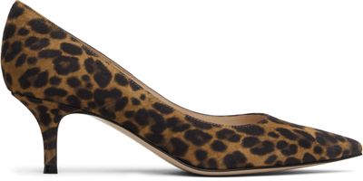 Gianvito Rossi Gianvito Rossi Beige & Brown Gianvito 55 Heels