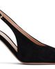 Gianvito Rossi Gianvito Rossi Black Robbie Sling Heels - 1