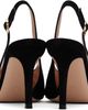 Gianvito Rossi Gianvito Rossi Black Robbie Sling Heels - 2