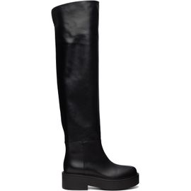 Gianvito Rossi Gianvito Rossi Black Vitello Glove Tall Boots
