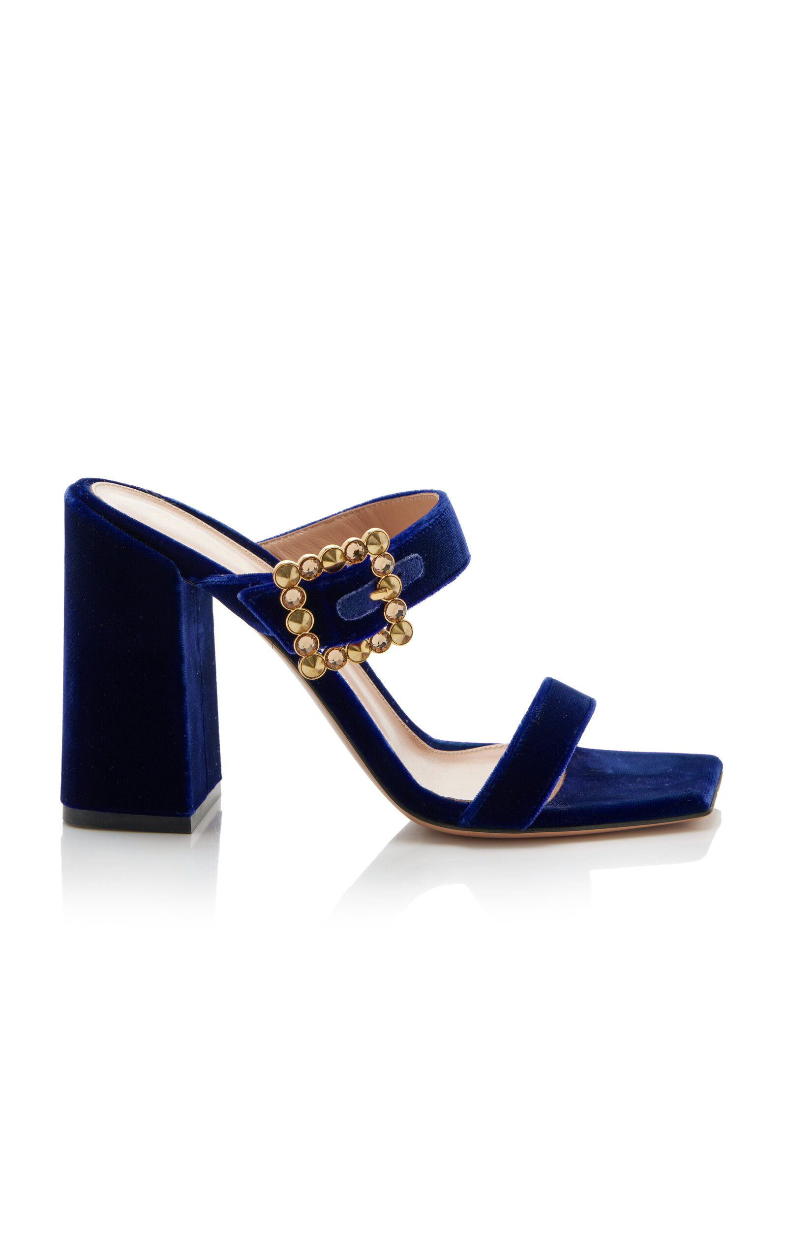 Gianvito Rossi Gianvito Rossi Buckled Velvet Sandals