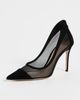 Gianvito Rossi Gianvito Rossi Camoscio Rete Stilettos Black/Black - 2