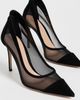 Gianvito Rossi Gianvito Rossi Camoscio Rete Stilettos Black/Black - 5