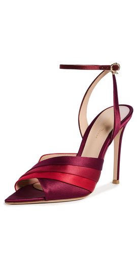 Gianvito Rossi Gianvito Rossi Crepe Satin Pumps Royale/Cardinal/Syrah
