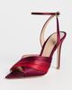 Gianvito Rossi Gianvito Rossi Crepe Satin Pumps Royale/Cardinal/Syrah - 2