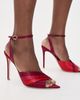 Gianvito Rossi Gianvito Rossi Crepe Satin Pumps Royale/Cardinal/Syrah - 3
