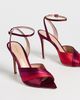 Gianvito Rossi Gianvito Rossi Crepe Satin Pumps Royale/Cardinal/Syrah - 5