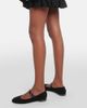 Gianvito Rossi Gianvito Rossi Crystal Mary Ribbon suede ballet flats - 4
