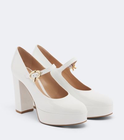 Gianvito Rossi Gianvito Rossi Doris patent leather Mary Jane platform pumps