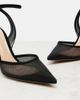 Gianvito Rossi Gianvito Rossi Dorotea suede-trimmed slingback pumps - 6