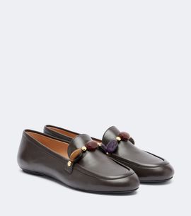 Gianvito Rossi Gianvito Rossi Embellished leather loafers