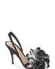 Gianvito Rossi Gianvito Rossi Fenice Satin & Feather Slingback Sandal - 1