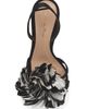 Gianvito Rossi Gianvito Rossi Fenice Satin & Feather Slingback Sandal - 5