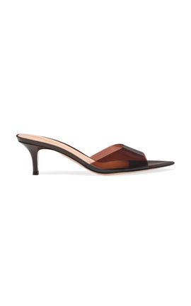 Gianvito Rossi Gianvito Rossi Gianvito Rossi Elle 55 SeeThrough Plexi Mules