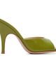Gianvito Rossi Gianvito Rossi Green Sofia Mule Heeled Sandals - 1
