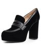 Gianvito Rossi Gianvito Rossi Hadden Velluto Calfskin Heels Black/Black - 1
