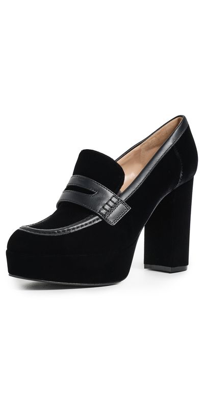 Gianvito Rossi Gianvito Rossi Hadden Velluto Calfskin Heels Black/Black