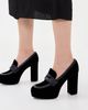 Gianvito Rossi Gianvito Rossi Hadden Velluto Calfskin Heels Black/Black - 3