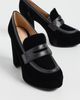 Gianvito Rossi Gianvito Rossi Hadden Velluto Calfskin Heels Black/Black - 5