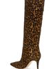 Gianvito Rossi Gianvito Rossi Hansen Leopard Print Pointed Toe Suede Over the Knee Boot - 2