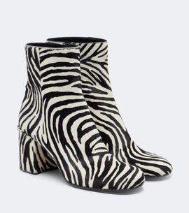 Gianvito Rossi Gianvito Rossi Joelle printed calf hair ankle boots