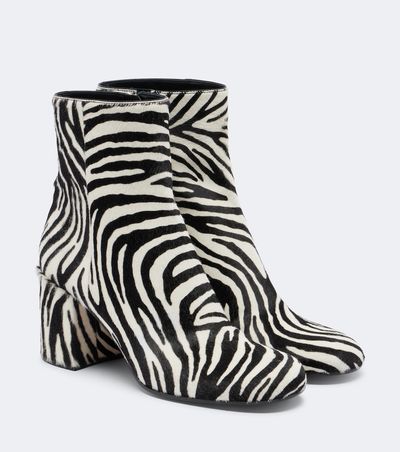 Gianvito Rossi Gianvito Rossi Joelle printed calf hair ankle boots
