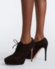 Gianvito Rossi Gianvito Rossi Lace-up suede platform pumps - 2